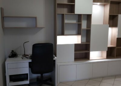 Bibliothèque et bureau